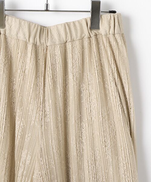 INGEBORG / インゲボルグ その他パンツ | 【OUTLET】フラワーラッセルレースプリーツ加工パンツ | 詳細3