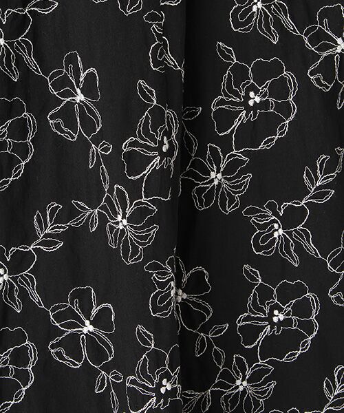 INGEBORG / インゲボルグ ロング・マキシ丈スカート | 【OUTLET】Cローンフラワー刺繍スカート | 詳細6