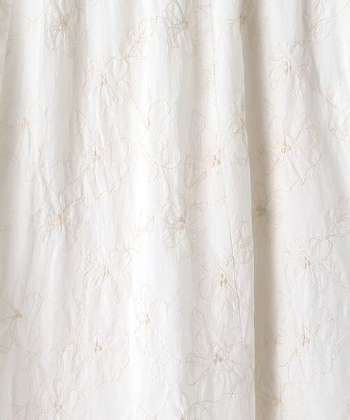 INGEBORG / インゲボルグ ロング・マキシ丈スカート | 【OUTLET】Cローンフラワー刺繍スカート | 詳細9