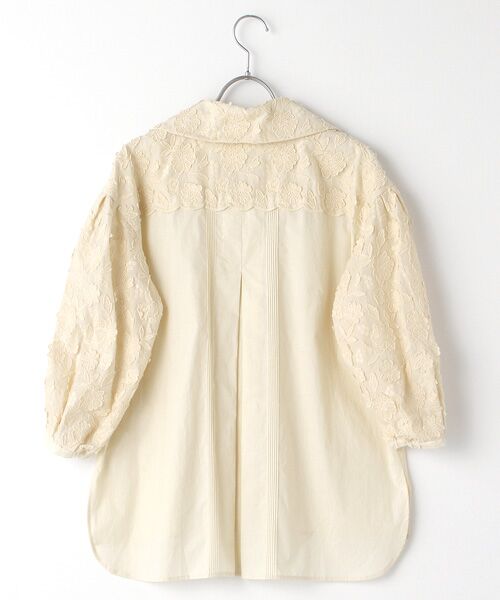 Amazon.co.jp: インゲボルグ INGEBORG フリル&レース 長袖シャツ