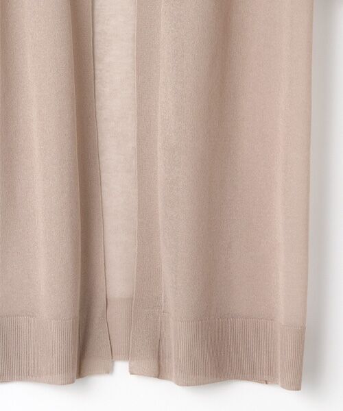 INGEBORG / インゲボルグ カーディガン・ボレロ | 【OUTLET】フラワーモチーフ付ロングニットカーディガン | 詳細6