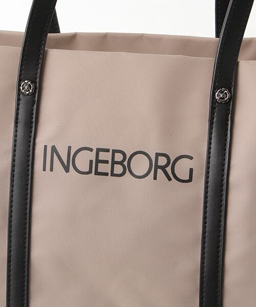 INGEBORG / インゲボルグ トートバッグ | 【OUTLET】ナイロンBIGトートバッグカメリアチャーム付 | 詳細8