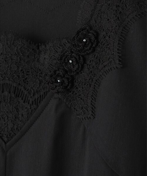 INGEBORG / インゲボルグ ロング・マキシ丈ワンピース | 【OUTLET】レース袖カットソーロングワンピース | 詳細1