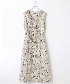 【OUTLET】くちなしpt.ノースリーブワンピース