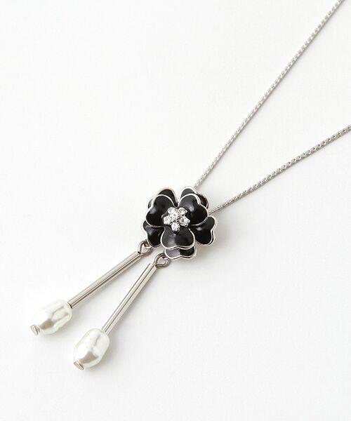 INGEBORG / インゲボルグ ネックレス・ペンダント・チョーカー | 【OUTLET】フラワースライダーロングネックレス | 詳細1