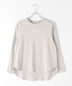 【OUTLET】ロゴポイントラウンドヘムカットソー