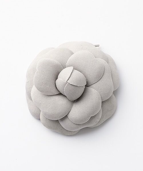 INGEBORG / インゲボルグ シャツ・ブラウス | 【OUTLET】クリアツイル・シフォンコンビブラウスカメリアコサージュ付 | 詳細7