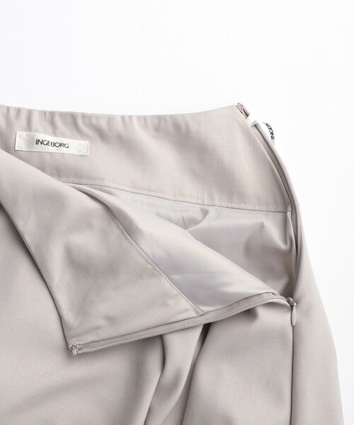 INGEBORG / インゲボルグ ロング・マキシ丈スカート | 【OUTLET】クリアツイル8枚パネルフレアースカート | 詳細5