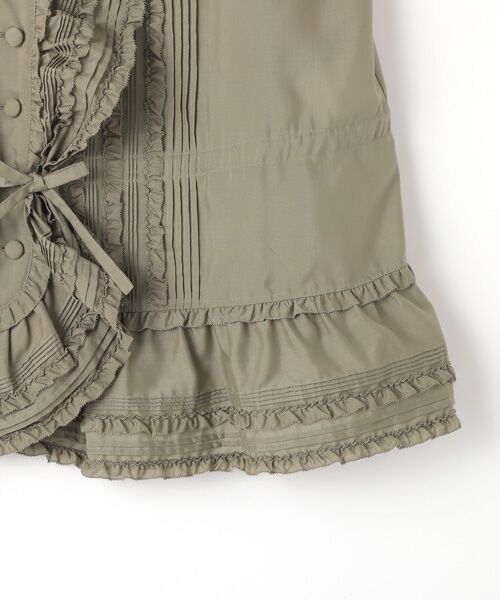 INGEBORG / インゲボルグ ベスト | 【OUTLET】スパンローンピコフリル＆タックベスト | 詳細6