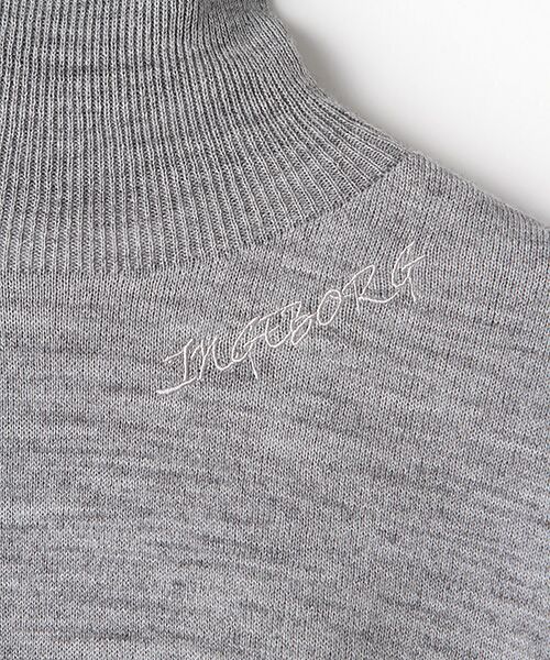 INGEBORG / インゲボルグ ニット・セーター | 【OUTLET】ロゴ入タートルネックセーター | 詳細2
