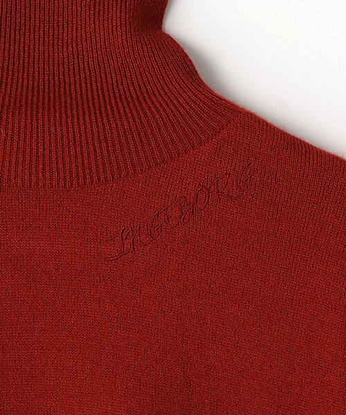 INGEBORG / インゲボルグ ニット・セーター | 【OUTLET】ロゴ入タートルネックセーター | 詳細3