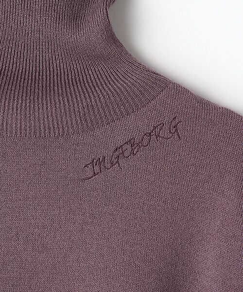 INGEBORG / インゲボルグ ニット・セーター | 【OUTLET】ロゴ入タートルネックセーター | 詳細10