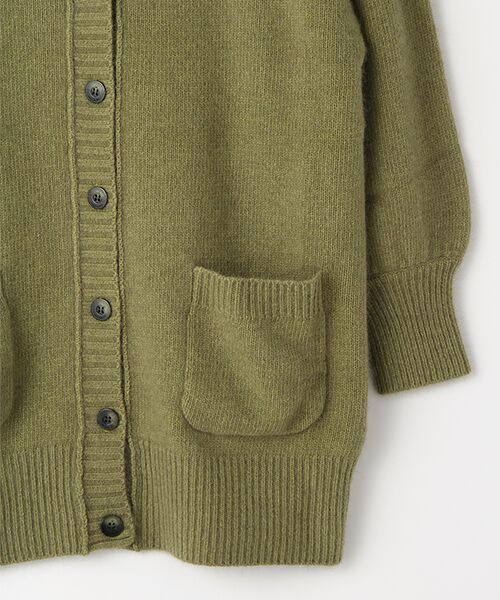 INGEBORG / インゲボルグ カーディガン・ボレロ | 【OUTLET】ふんわりお袖ロングニットカーディガン | 詳細5