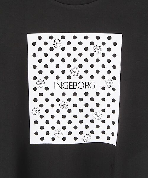 INGEBORG / インゲボルグ Tシャツ | 【OUTLET】カメリアドットpt. ロングＴシャツ | 詳細1