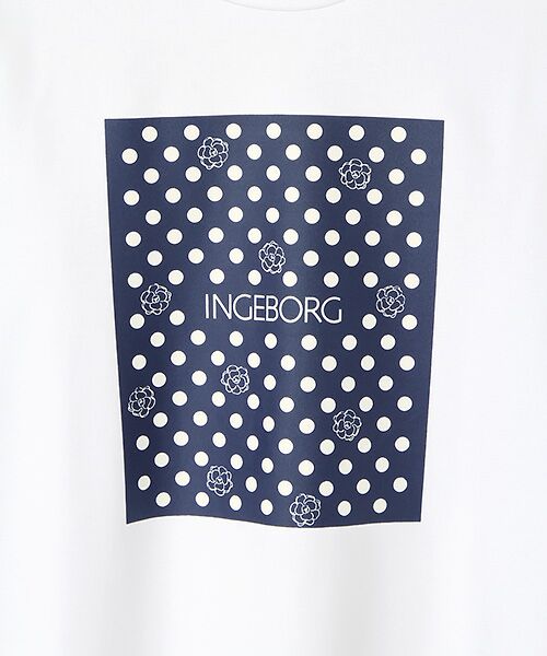 INGEBORG / インゲボルグ Tシャツ | 【OUTLET】カメリアドットpt. ロングＴシャツ | 詳細7