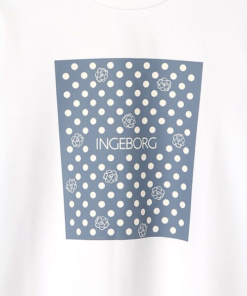 INGEBORG / インゲボルグ Tシャツ | 【OUTLET】カメリアドットpt. ロングＴシャツ | 詳細8
