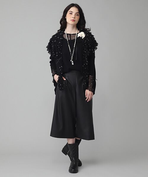 INGEBORG / インゲボルグ チュニック | 【OUTLET】カメリアpt.ドットチュールチュニック | 詳細6