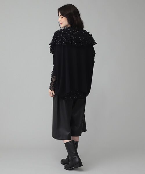 INGEBORG / インゲボルグ チュニック | 【OUTLET】カメリアpt.ドットチュールチュニック | 詳細7