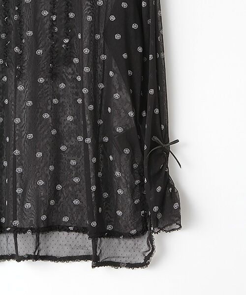 INGEBORG / インゲボルグ チュニック | 【OUTLET】カメリアpt.ドットチュールチュニック | 詳細3