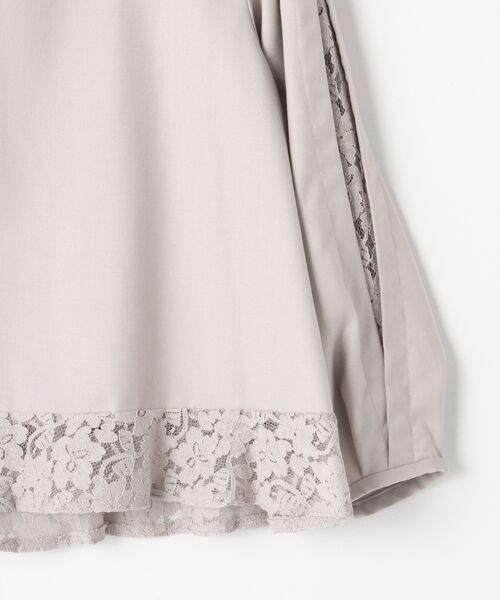 INGEBORG / インゲボルグ シャツ・ブラウス | 【OUTLET】マイクロT/Rギャバレース使いブラウス | 詳細4