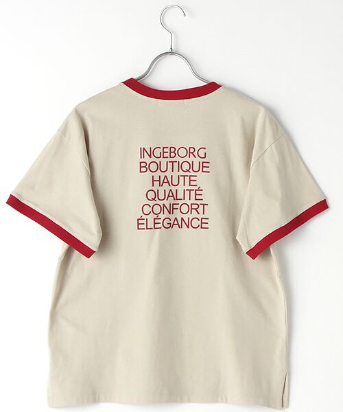 INGEBORG / インゲボルグ Tシャツ | 【OUTLET】インゲボルグメッセージリンガーＴシャツ | 詳細3