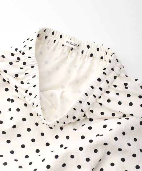 INGEBORG / インゲボルグ ロング・マキシ丈スカート | 【OUTLET】サッカードットpt.ティアードスカート | 詳細5