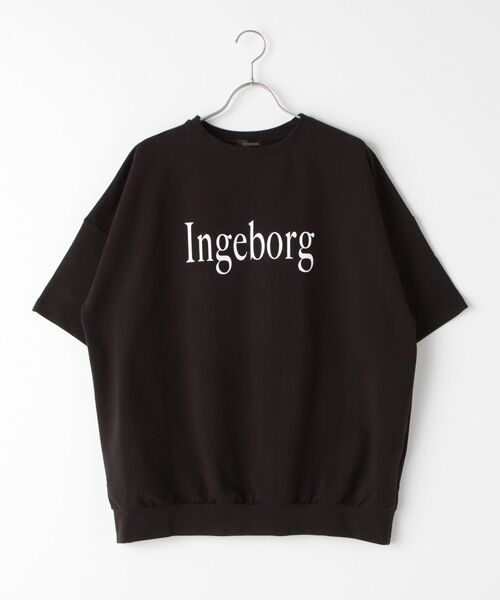 INGEBORG / インゲボルグ Tシャツ | 【OUTLET】BCIコットンスエットＴシャツ（クロ）