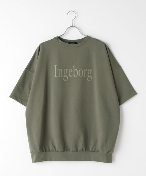 INGEBORG / インゲボルグ Tシャツ | 【OUTLET】BCIコットンスエットＴシャツ（カーキ）