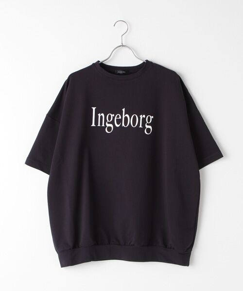 INGEBORG / インゲボルグ Tシャツ | 【OUTLET】BCIコットンスエットＴシャツ（ネイビー）