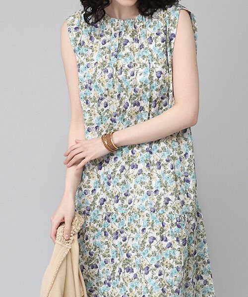 【美品】INGEBORG ワイルドベリーpt.ワンピース セール】 【OUTLET】ワイルドベリーpt.ワンピース （ロング