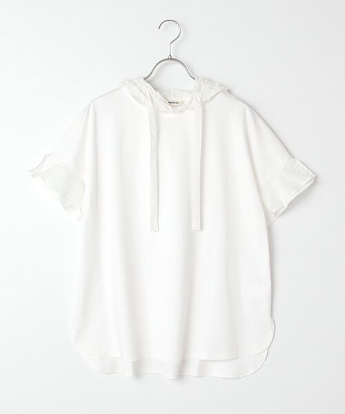 セール】 【OUTLET】ピコフリルフーディカットソー （カットソー