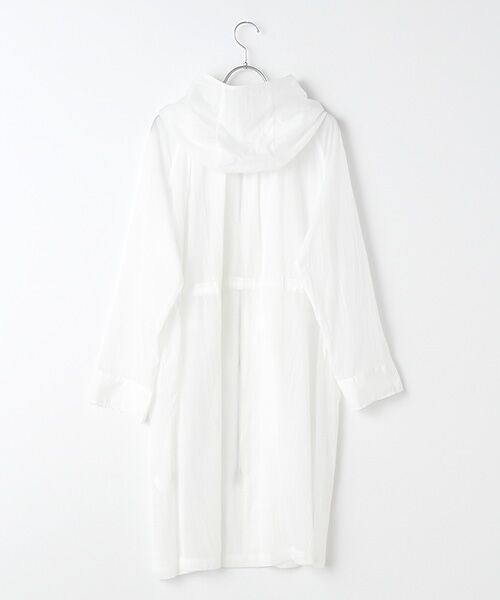 美品 インゲボルグ シアー フードコート ワンピース カメリア ジップ 黒 F 美品 インゲボルグ シアー フードコート ワンピース カメリア