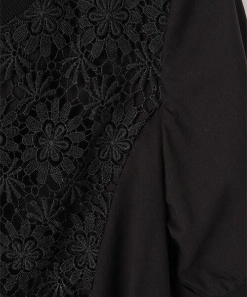 INGEBORG / インゲボルグ シャツ・ブラウス | 【OUTLET】フラワーレース切り替コットンボイルブラウス | 詳細4