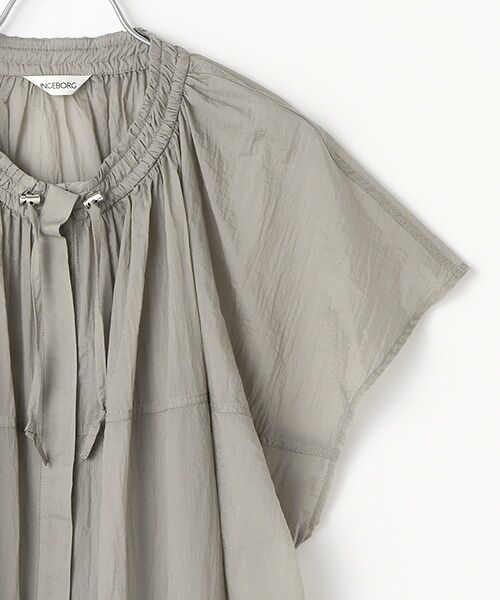 INGEBORG / インゲボルグ シャツ・ブラウス | 【OUTLET】シアードロストカラーブラウス | 詳細4