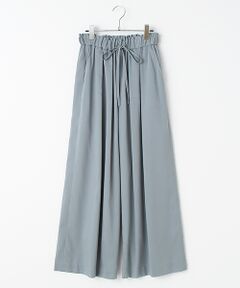 【OUTLET】強撚ボイルキャザーワイドパンツ