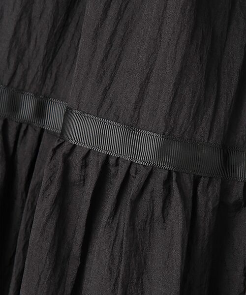 セール】 【OUTLET】シアーティアードスカート （ロング・マキシ
