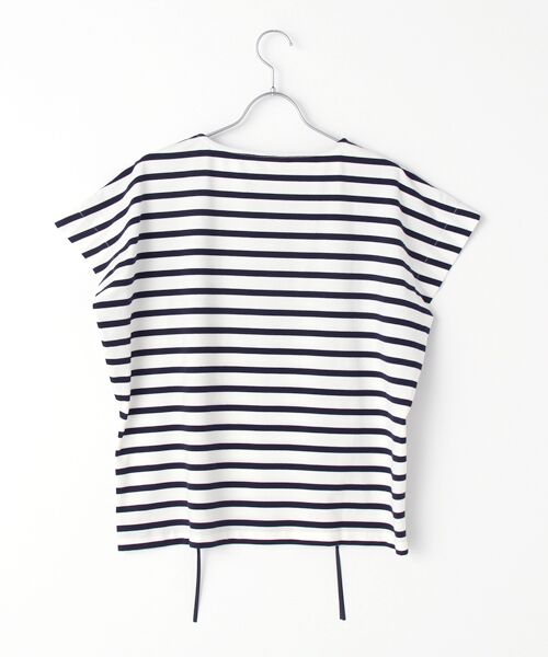 INGEBORG / インゲボルグ カットソー | 【OUTLET】ニットモチーフ付き変形スリーブカットソー | 詳細5