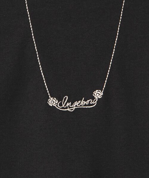 INGEBORG / インゲボルグ Tシャツ | 【OUTLET】インゲボルグチャーム刺繍カットソー | 詳細4