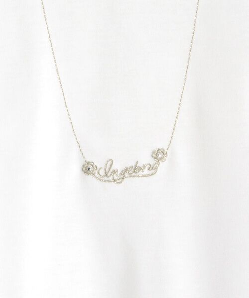 INGEBORG / インゲボルグ Tシャツ | 【OUTLET】インゲボルグチャーム刺繍カットソー | 詳細5