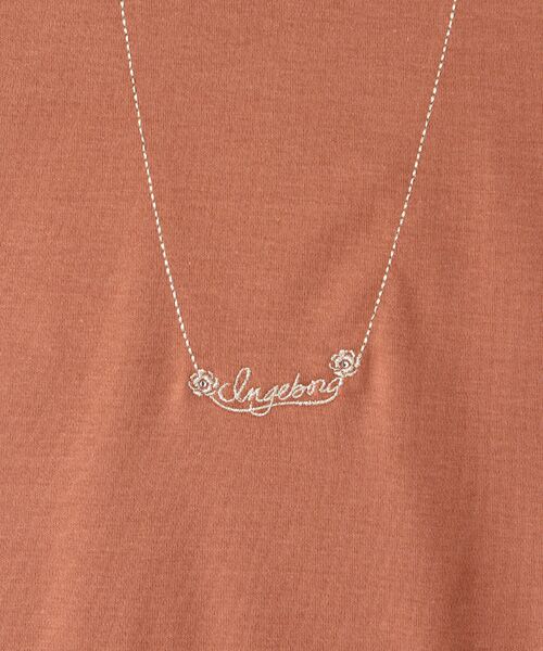 INGEBORG / インゲボルグ Tシャツ | 【OUTLET】インゲボルグチャーム刺繍カットソー | 詳細7