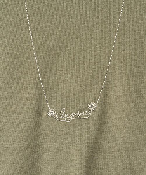 INGEBORG / インゲボルグ Tシャツ | 【OUTLET】インゲボルグチャーム刺繍カットソー | 詳細8