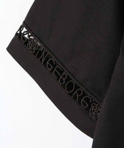 INGEBORG / インゲボルグ Tシャツ | 【OUTLET】カメリアコード刺繍カットソー | 詳細4
