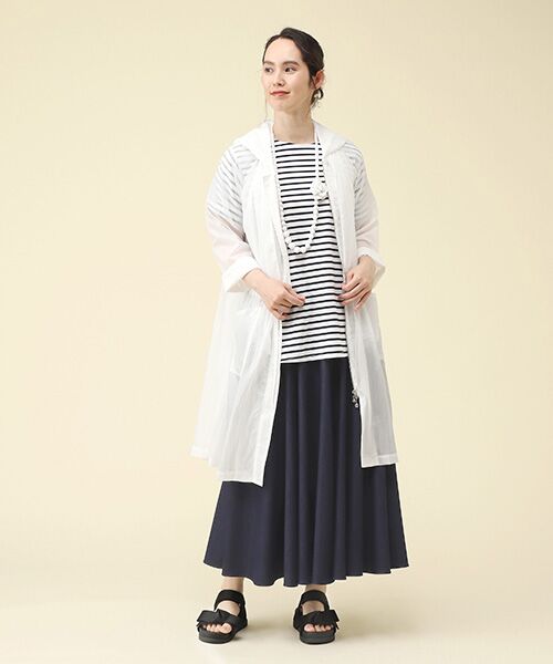 INGEBORG　ボーダースイッチングカットソー セール】 【OUTLET】ボーダースイッチングカットソー
