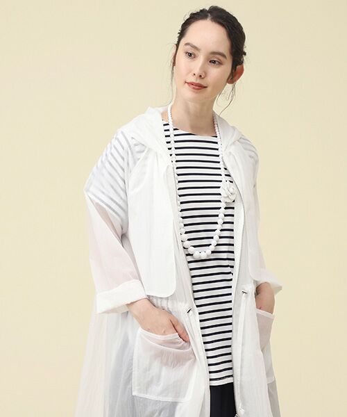 INGEBORG　ボーダースイッチングカットソー セール】 【OUTLET】ボーダースイッチングカットソー
