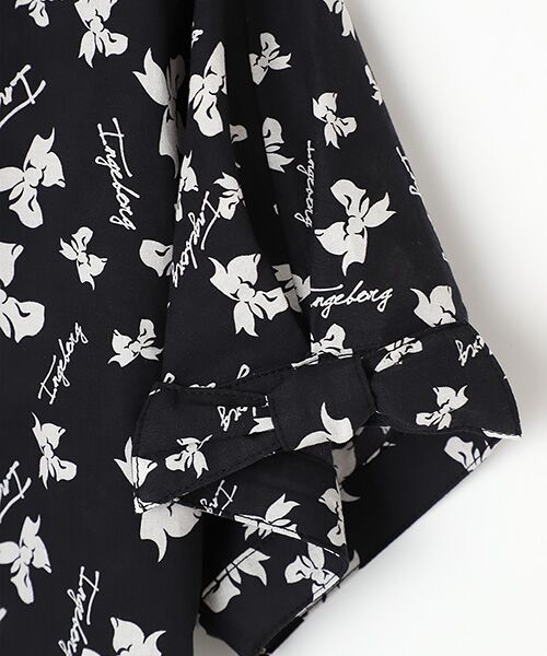 INGEBORG / インゲボルグ シャツ・ブラウス | 【OUTLET】ロゴリボンpt.スタンドカラーブラウス | 詳細1