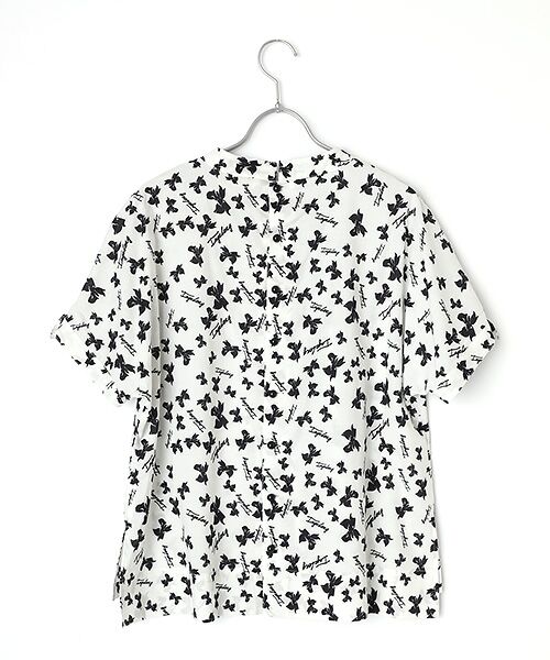 INGEBORG / インゲボルグ シャツ・ブラウス | 【OUTLET】ロゴリボンpt.スタンドカラーブラウス | 詳細2