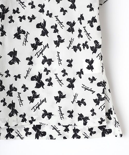 INGEBORG / インゲボルグ シャツ・ブラウス | 【OUTLET】ロゴリボンpt.スタンドカラーブラウス | 詳細4