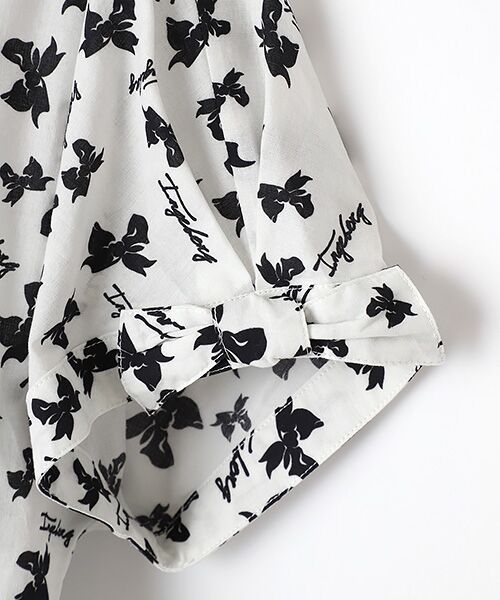 INGEBORG / インゲボルグ シャツ・ブラウス | 【OUTLET】ロゴリボンpt.スタンドカラーブラウス | 詳細6