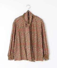 【OUTLET】フルールガーデンpt.スモッキング刺繍ブラウス