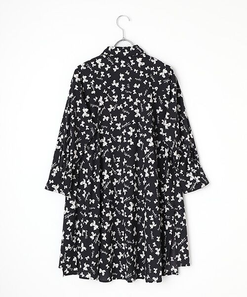 INGEBORG / インゲボルグ シャツ・ブラウス | 【OUTLET】ロゴリボンpt.シャツカラーチュニック | 詳細1